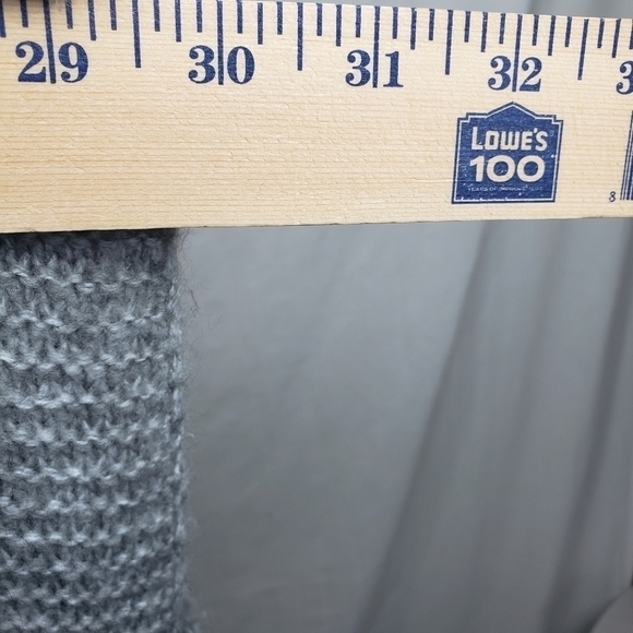 Lauren Conrad Gray Sweater Poncho One Size Fits Most - Picture 7 of 7